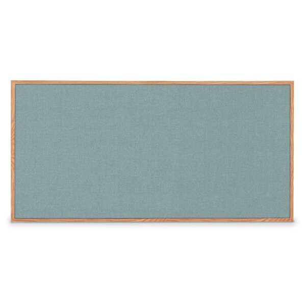 Combo Board, 96"x48", Black Frame/White Porcelain & Rubber